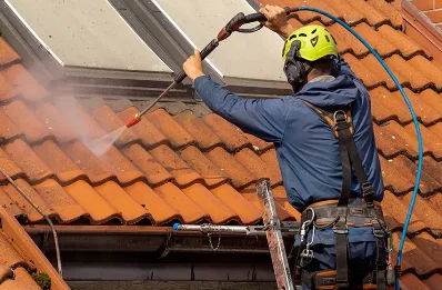 Démoussage et hydrofuge de toiture à Saussan